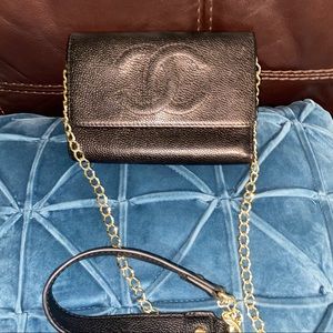 Authentic Chanel wallet modified